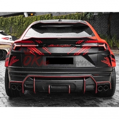 Vorsteiner Style Dry Carbon Fiber Rear Diffuser For Lamborghini URUS 2018-2022