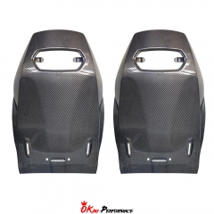 Dry Carbon Fiber Seat Back Panel Covers For Lamborghini URUS 2018-2022