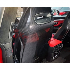 Dry Carbon Fiber Seat Back Panel Covers For Lamborghini URUS 2018-2022
