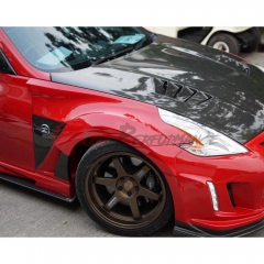 Varis Arising II Style Glass Fiber Fender (Fit With Varis Front Bumper) For Nissan 370Z Z34 2008-2019