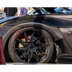 Varis Arising II Style Carbon Fiber Fender (Fit With Varis Front Bumper) For Nissan 370Z Z34 2008-2019