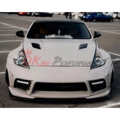 Weber Sport Zenit Line Style FiberGlass (frp) Front Bumper (With DRL) For Nissan 370Z Z34 2008-2019