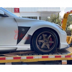 Varis Arising II Style Glass Fiber Fender (Fit With Varis Front Bumper) For Nissan 370Z Z34 2008-2019