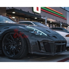 Varis Arising II Style Carbon Fiber Front Bumper For NIissan 370Z Z34 2008-2019