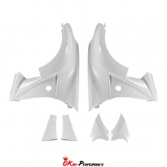 Varis Arising II Style Glass Fiber Fender (Fit With Varis Front Bumper) For Nissan 370Z Z34 2008-2019