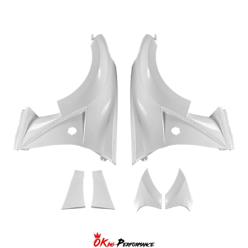 Varis Arising II Style Glass Fiber Fender (Fit With Varis Front Bumper) For Nissan 370Z Z34 2008-2019