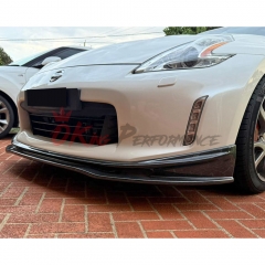 Varis Style Carbon Fiber Front Lip For Nissan 370Z Z34 2012-2019