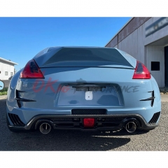 Varis Arising II Style Half Carbon Fiber Rear Bumper For Nissan 370Z Z34 2008-2019