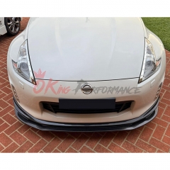Varis Style Carbon Fiber Front Lip For Nissan 370Z Z34 2012-2019