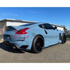 Varis Arising II Style Half Carbon Fiber Rear Bumper For Nissan 370Z Z34 2008-2019