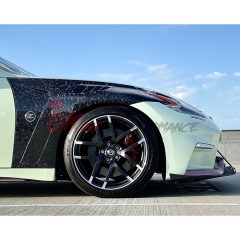 Vented V2 Style Carbon Fiber Fender For Nissan 370Z Z34 2008-2019