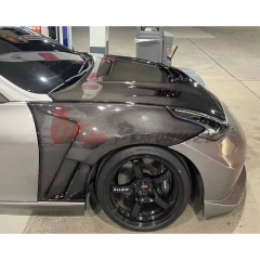Vented V1 Style Carbon Fiber Fender For Nissan 370Z Z34 2008-2019