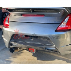 Amuse Style Partial Carbon Fiber Rear Bumper For Nissan 370Z Z34 2008-2019