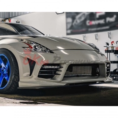 Webersport Zenit Line Style Carbon Fiber Front Lip For Nissan 370Z Z34 2008-2019 Webersport Front Bumper Only