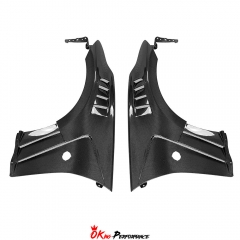 Vented V2 Style Carbon Fiber Fender For Nissan 370Z Z34 2008-2019