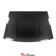 Dry Carbon Fiber Car Roof Cover (Stick On) For Nissan 370Z Z34 2008-2019