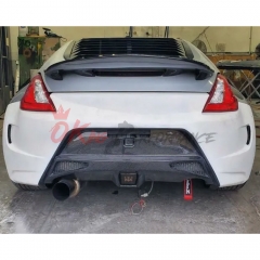 Amuse Style Partial Carbon Fiber Rear Bumper For Nissan 370Z Z34 2008-2019
