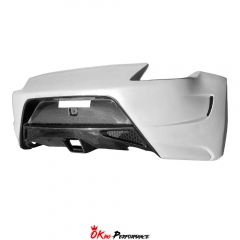 Amuse Style Partial Carbon Fiber Rear Bumper For Nissan 370Z Z34 2008-2019