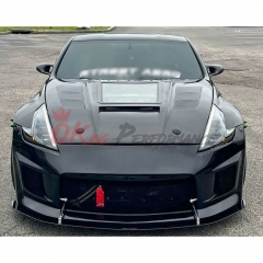 CMST Transparent Window Style Carbon Fiber Hood For Nissan 370Z Z34 2008-2019