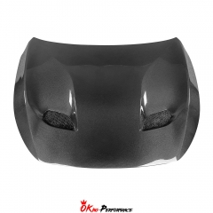 Vented Style Carbon Fiber Hood For Infiniti Q60 2016-2022