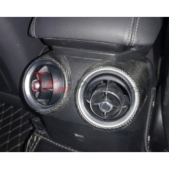Dry Carbon Fiber Rear AC Air Vents Cover For Alfa Romeo Giulia 2016-2023