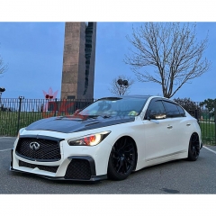 Oking Style Carbon Fiber Hood For Infiniti Q50 2013-2024