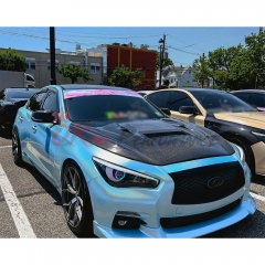 Oking Style Carbon Fiber Hood For Infiniti Q50 2013-2024