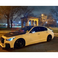 Oking Style Carbon Fiber Hood For Infiniti Q50 2013-2024