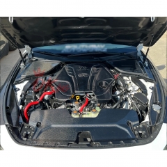 Dry Carbon Fiber Engine Cover For Infiniti Q50 3.0T 2013-2024