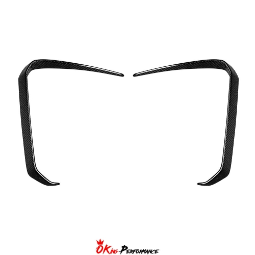 Paktechz Style Dry Carbon Fiber Front Canards For BMW X6 G06 LCI M60I 2024