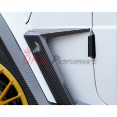 TopCar Style Dry Carbon Fiber Fender Trim Cover For Mercedes Benz G Class W464 AMG G63 2018-2020