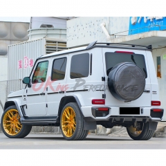 TopCar Style Dry Carbon Fiber Fender Trim Cover For Mercedes Benz G Class W464 AMG G63 2018-2020