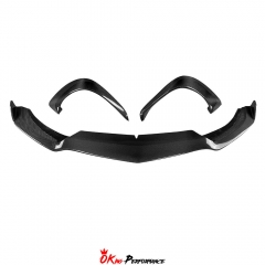 Carbon Fiber Front Lip (3 pcs) For Mercedes-Benz AMG GT GTS 2017-2019