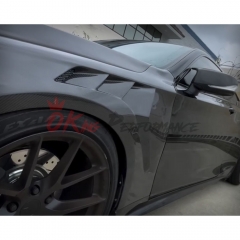 Vented V2 Style Carbon Fiber Fender For Infiniti Q60 2016-2022
