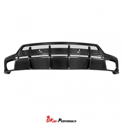 TopCar Style Dry Carbon Fiber Rear Diffuser For Lamborghini URUS 2018-2022