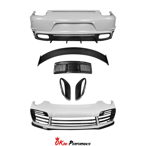 TopCar Style Carbon Fiber Body Kit For Porsche 911 Carrera 991 991.1 991.2 Turbo S 2012-2018