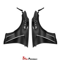 Vented V3 Style Carbon Fiber Fender For Nissan 370Z Z34 2008-2019