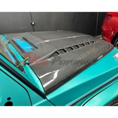 TopCar Style Dry Carbon Fiber Hood For Mercedes Benz G Class W464 G500 AMG G63 2018-2024