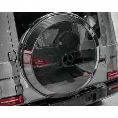 OEM Style Carbon Fiber Wheel Spare Tire Cover For Mercedes Benz G Class W463 2005-2018