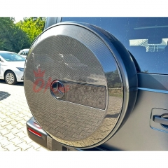 OEM Style Carbon Fiber Wheel Spare Tire Cover For Mercedes Benz G Class W463 2005-2018