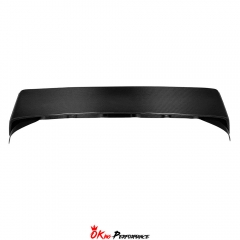 TopCar Style Dry Carbon Fiber Rear Roof Spoiler For Mercedes Benz G Class W464 AMG G63 2018-2024