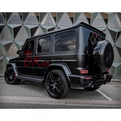 TopCar Style Dry Carbon Fiber Rear Roof Spoiler For Mercedes Benz G Class W464 AMG G63 2018-2024