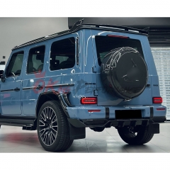 Topcar V2 Style Dry Carbon Fiber Rear Roof Spoiler For Mercedes Benz G Class W464 G500 AMG G63 2018-2024