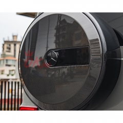 OEM Style Dry Carbon Fiber Wheel Spare Tire Cover For Mercedes Benz G Class W464 G500 AMG G63 2018-2024