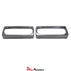 Dry Carbon Fiber Rear Tail Lamp Frame Cover For Mercedes Benz G-Class W463 2005-2018