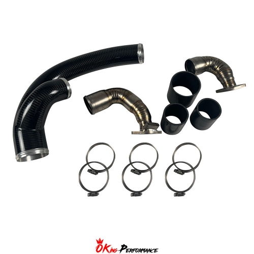 RB26DETT Dry Carbon Fiber Y-Pipe Inlet Pipe For Nissan R34 GTR 1998-2002