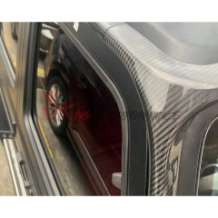 Dry Carbon Fiber A Pillar Roof Strip Trim For Mercedes Benz G Class W464 AMG G63 G500 2018-2024