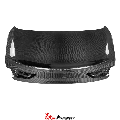 Duck Tail Style Carbon Fiber Rear Trunk Boot Lid For Infiniti Q60 2016-2022