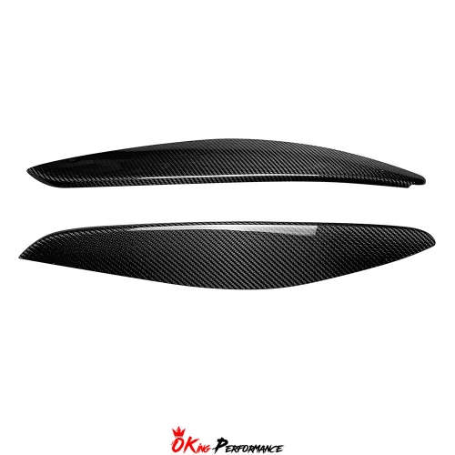 Result JP Style Carbon Fiber Headlight Trim Eyebrows Cover For Subaru BRZ ZD8 Toyota GR86 ZN8 2022-2025
