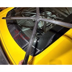 Dry Carbon Fiber Engine Bay X Brace For Audi R8 2016-2024